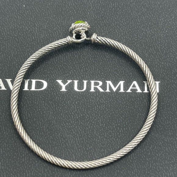 David Yurman Chatelaine Bracelet with Green Peridot - Picture 8 of 9